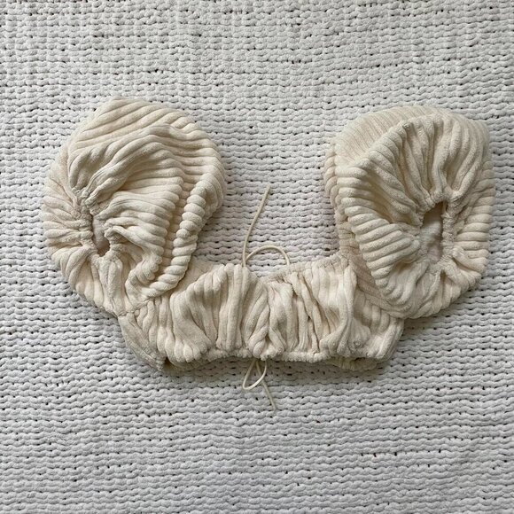 Sabo White Puff Sleeve Magnum Top - Picture 2 of 5